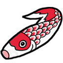 Koi Red Icon 128x128 png